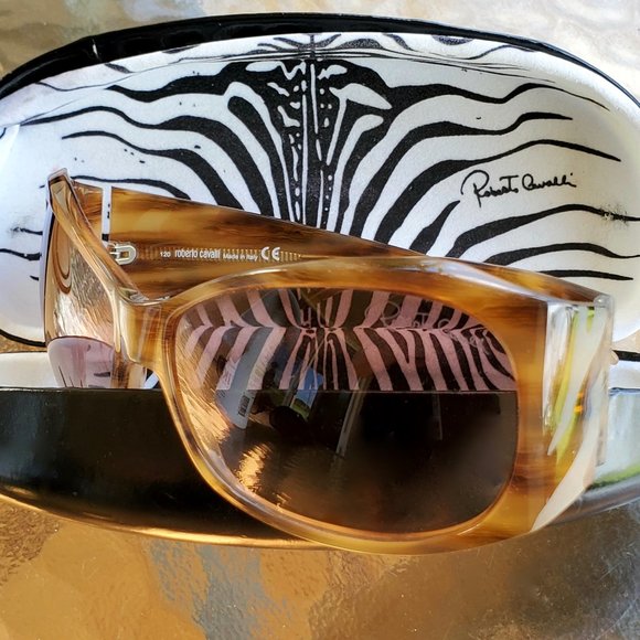 AUTHENTIC Italian Roberto Cavalli Sunglasses, Case main image 7